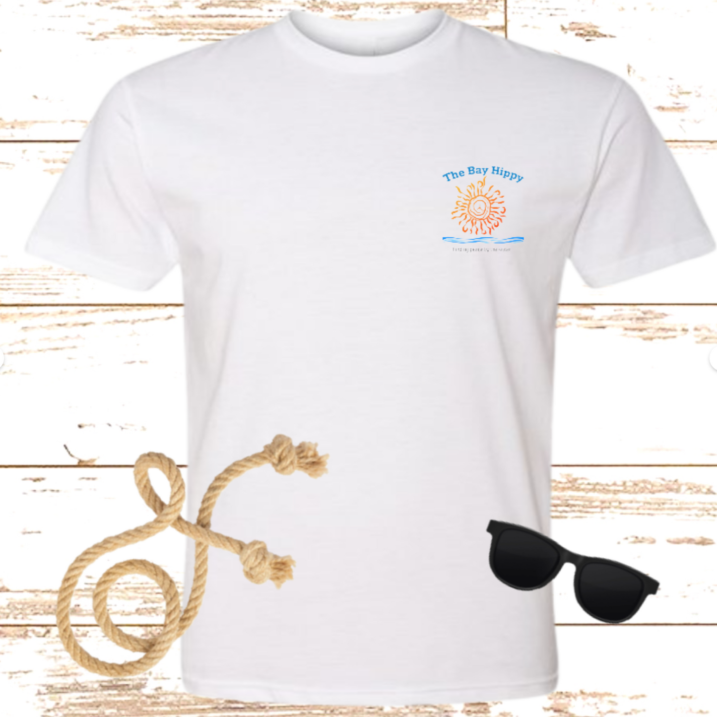Bay Hippy Logo SS Tee- Back Print