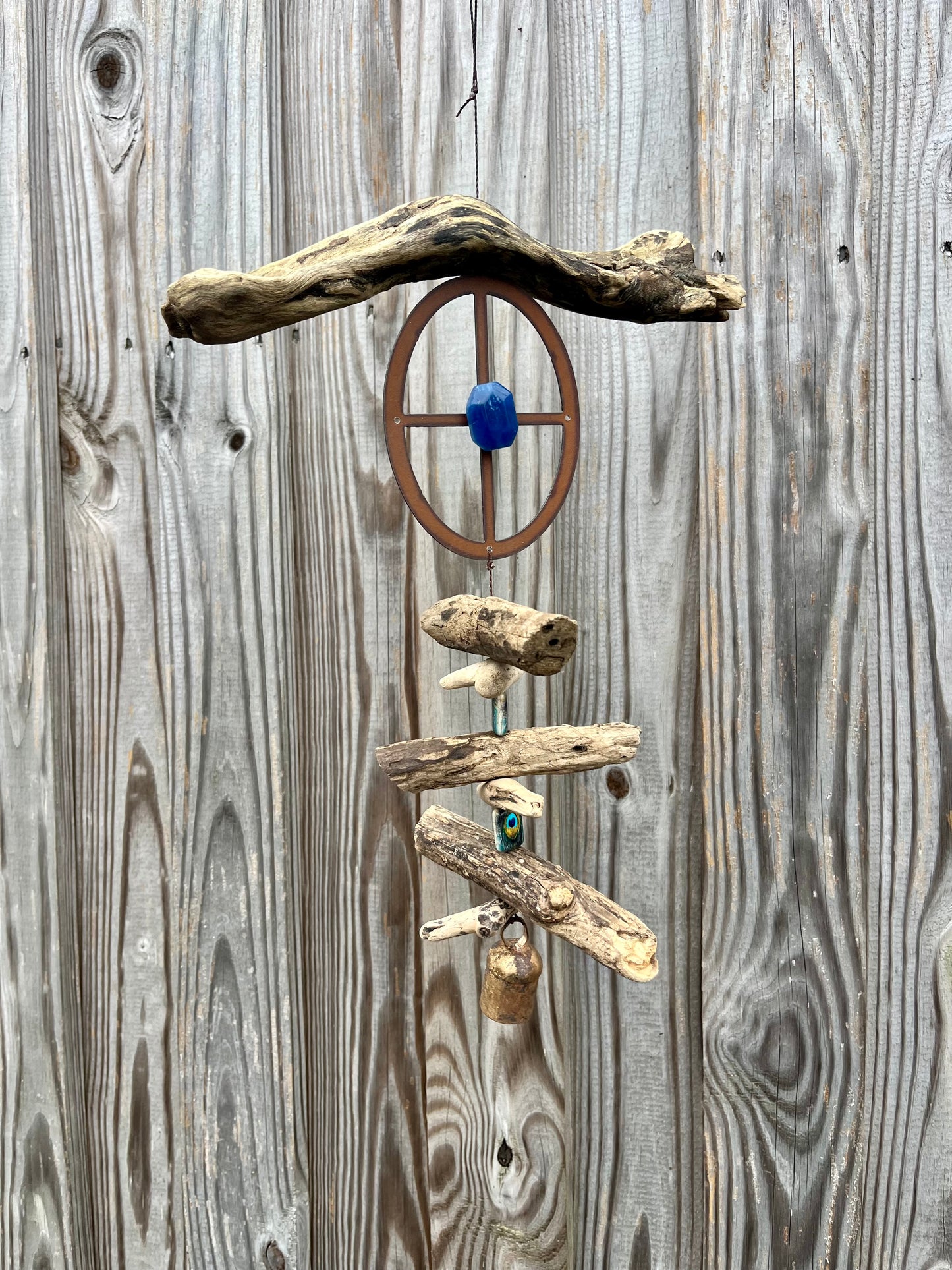 Lapis Energy Stone Driftwood Moblie