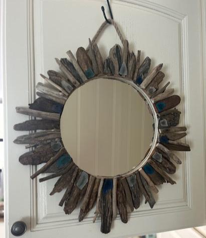 Rustic Driftwood Mirror