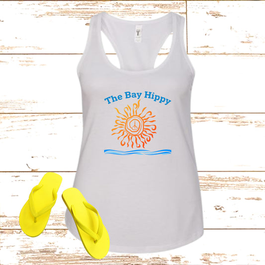 Bay Hippy Logo Racer Back Tank