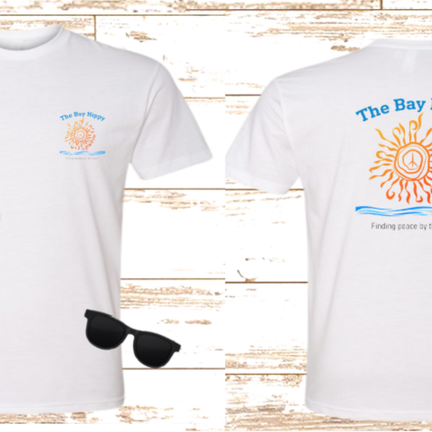 Bay Hippy Logo SS Tee- Back Print